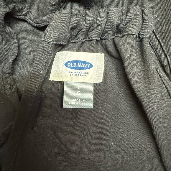 OLD NAVY Black Shirts Romper - Picture 5 of 5